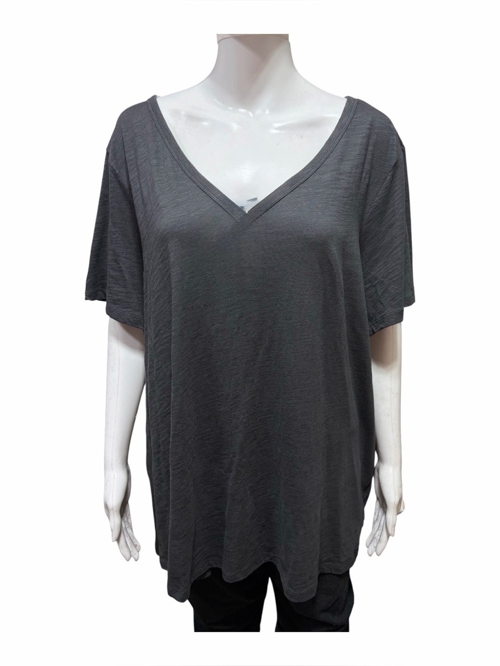 Old Navy Gray Everywear Short Sleeve T-Shirt Women’s Plus Size Size XXL Tall NWT